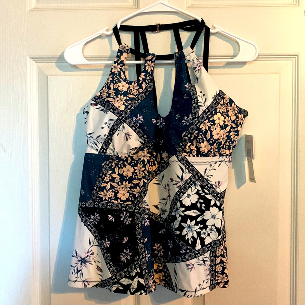 NWT Raisins Curve Tankini